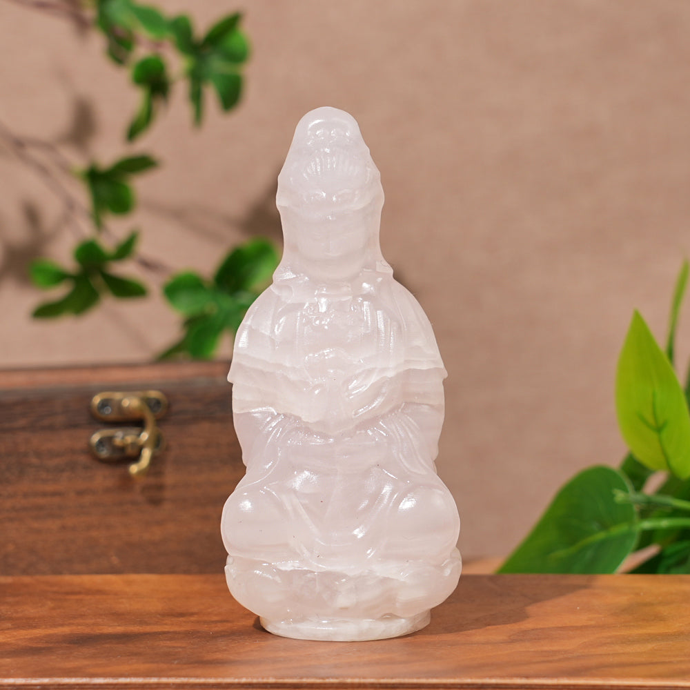 Natural Crystal Carving Guanyin