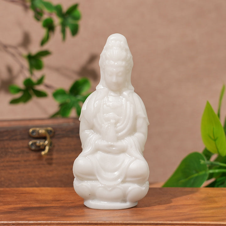 Natural Crystal Carving Guanyin