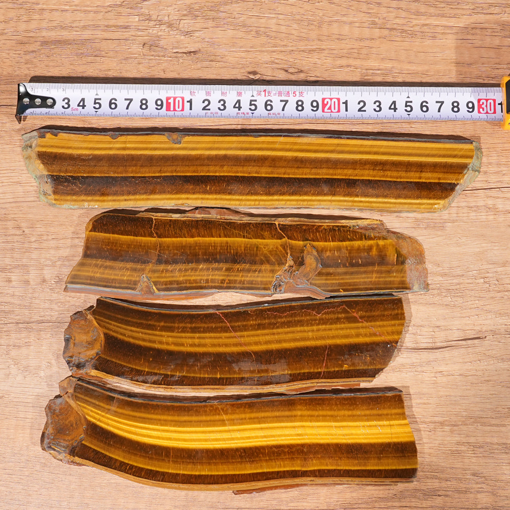 Natural Crystal Tiger Eye Slice