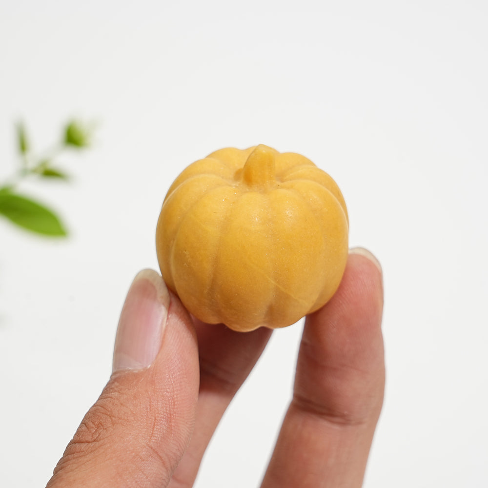 Natural Crystal Carving Small Pumpkin