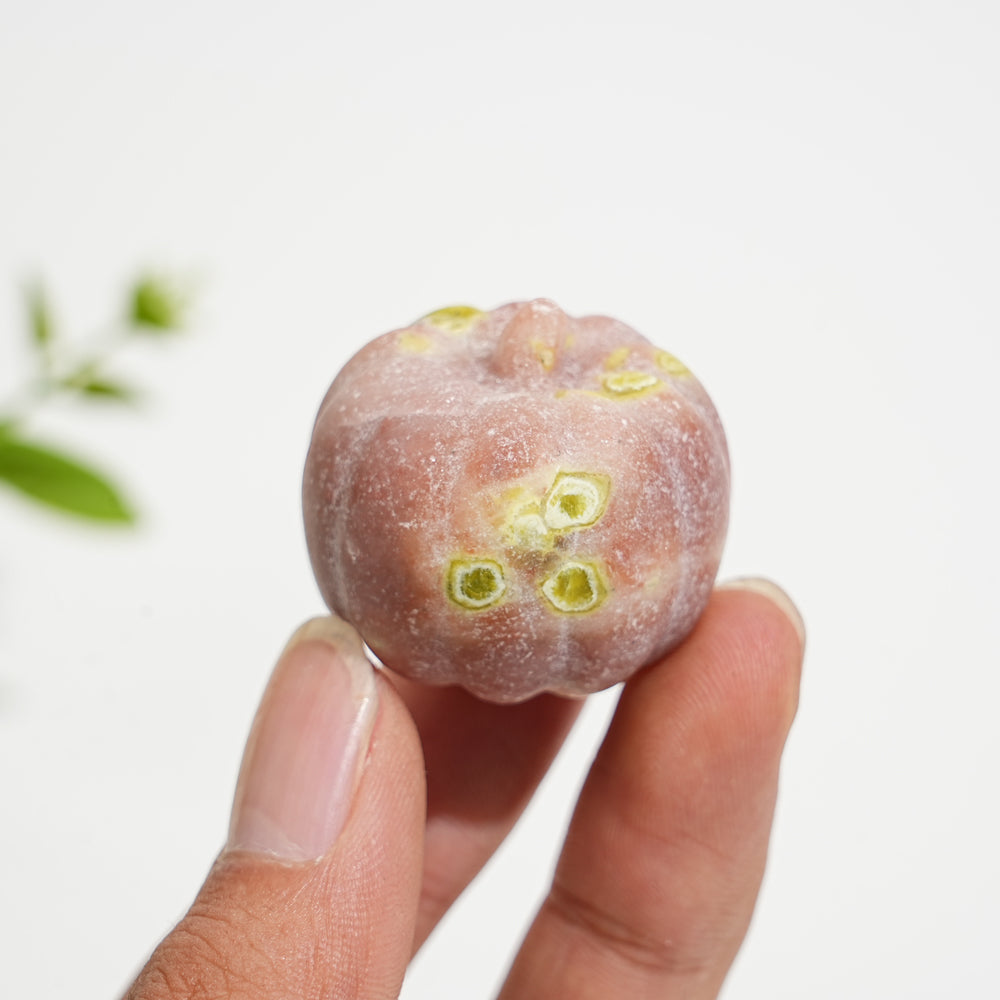 Natural Crystal Carving Small Pumpkin