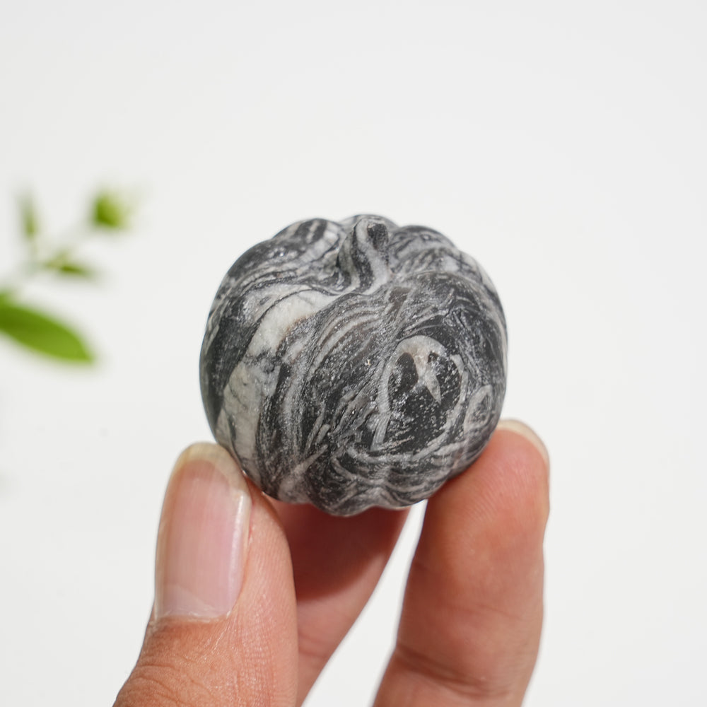Natural Crystal Carving Small Pumpkin
