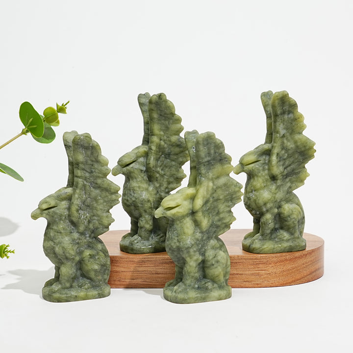Natural Crystal Griffin Carving