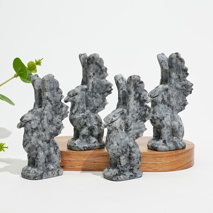 Natural Crystal Griffin Carving