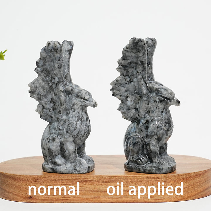 Natural Crystal Griffin Carving