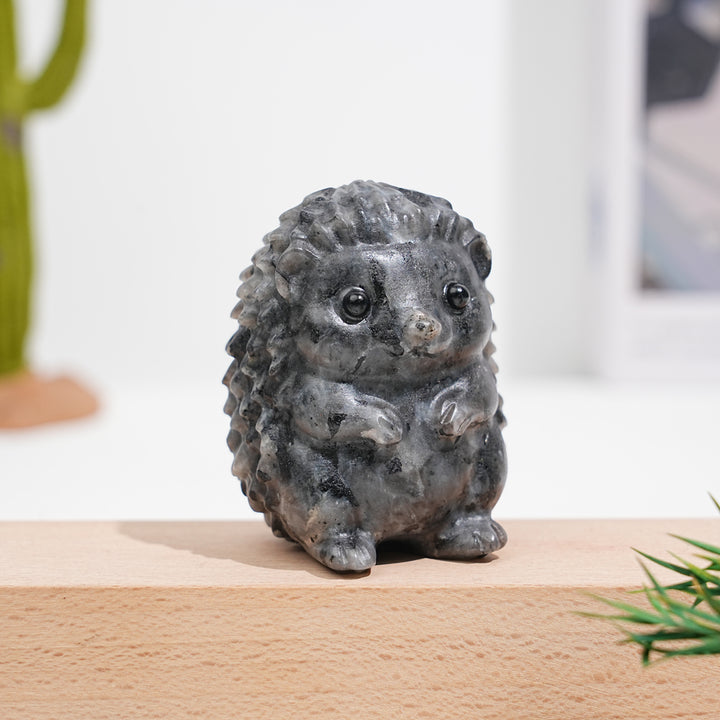 Natural Crystal Hedgehog Carving