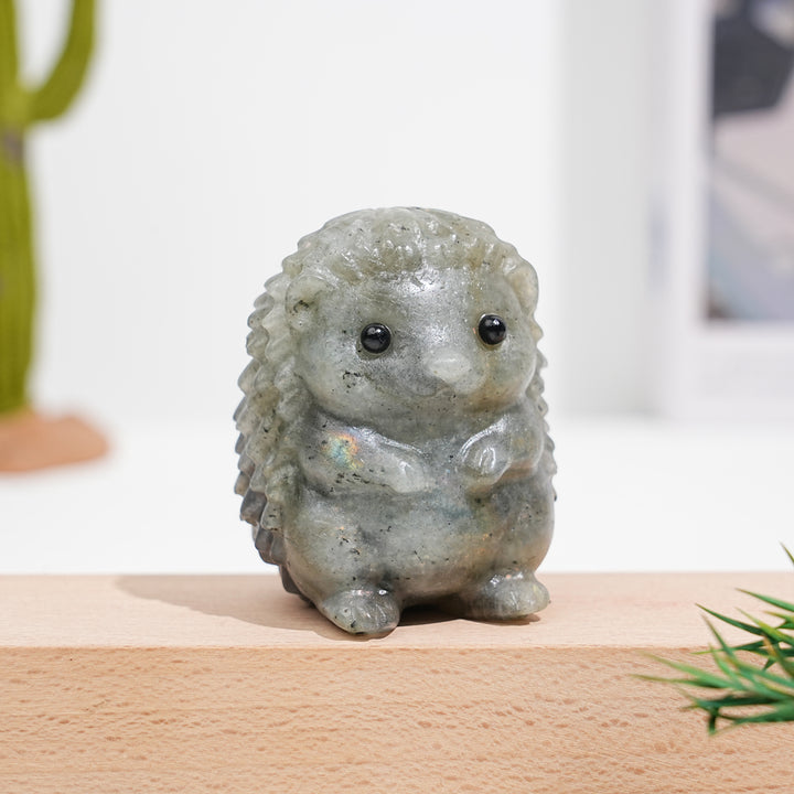 Natural Crystal Hedgehog Carving
