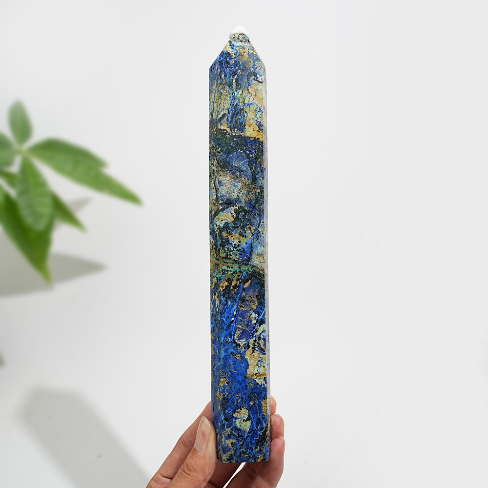 Unique,Natural Large Azurite Crystal Point