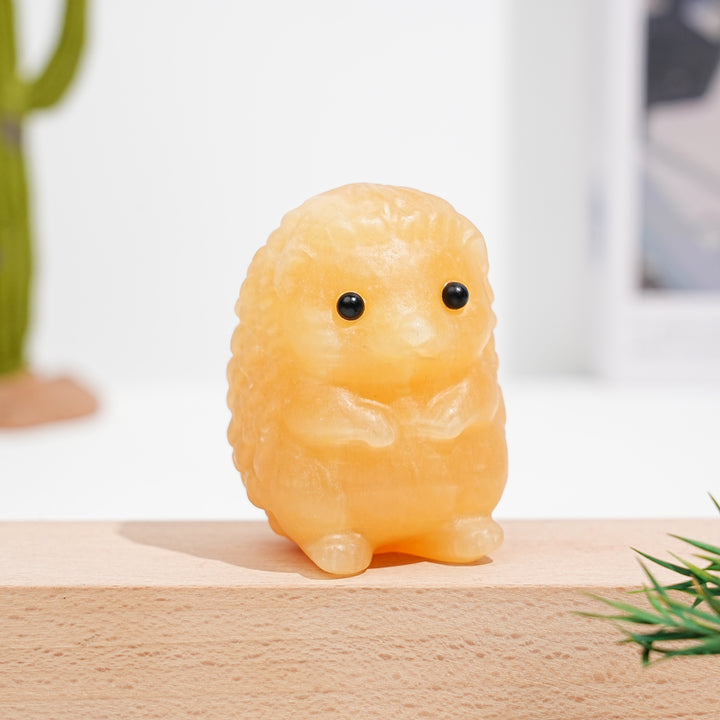 Natural Crystal Hedgehog Carving