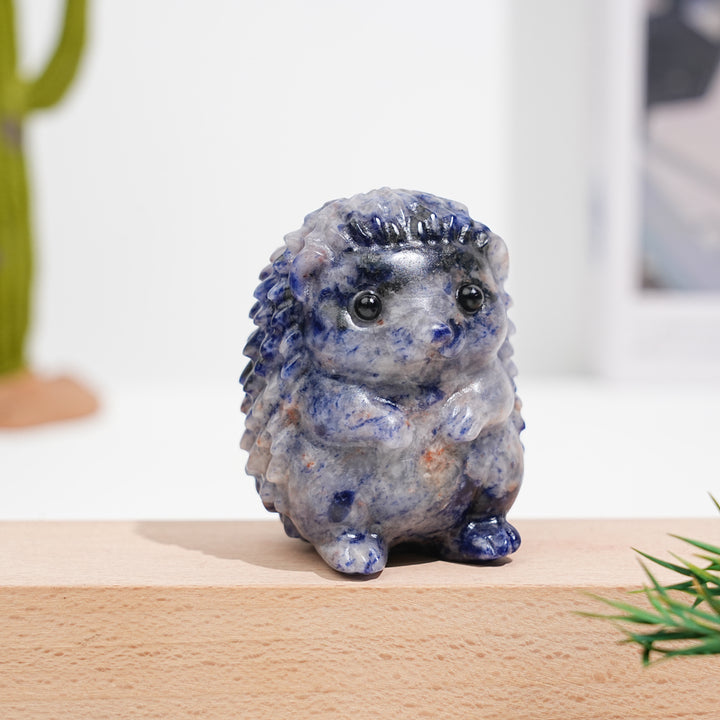 Natural Crystal Hedgehog Carving
