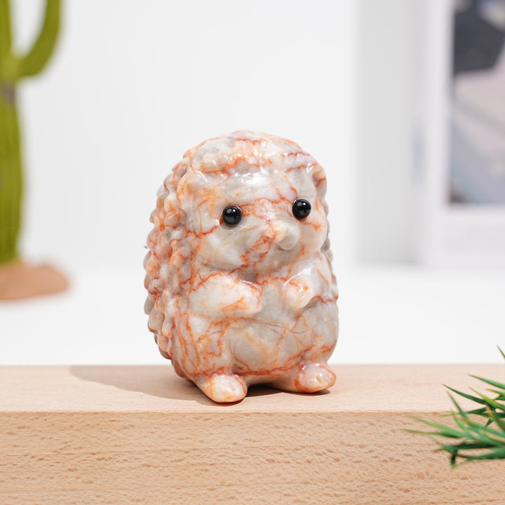 Natural Crystal Hedgehog Carving