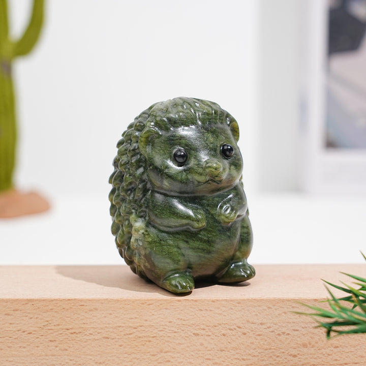 Natural Crystal Hedgehog Carving