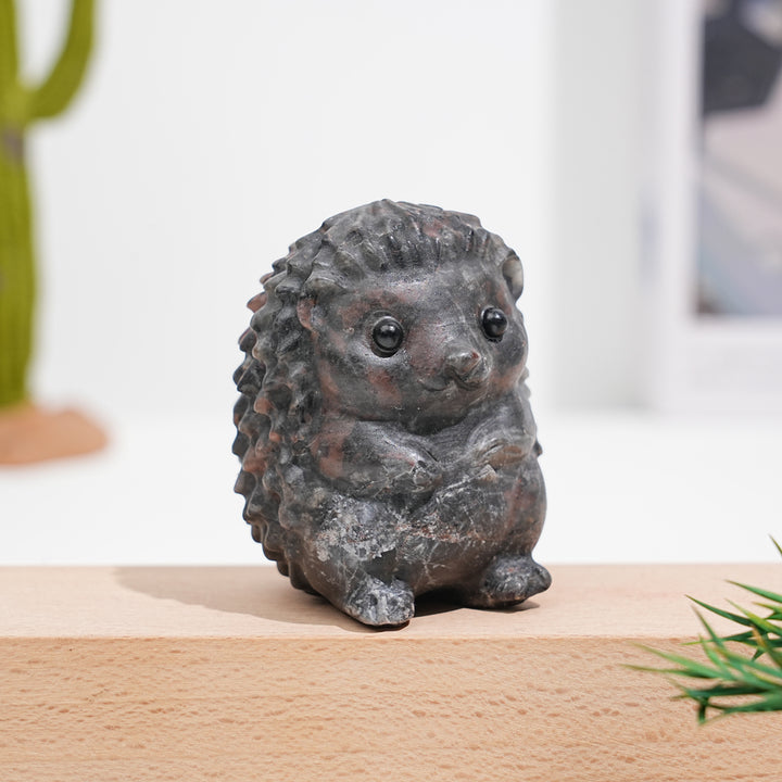 Natural Crystal Hedgehog Carving
