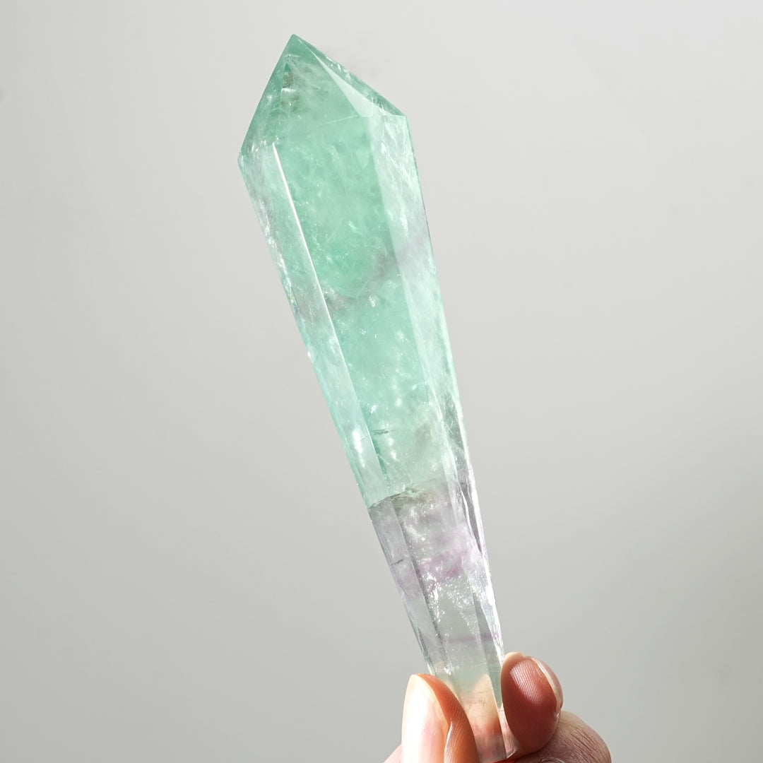 Natural Crystal Green Fluorite Wand