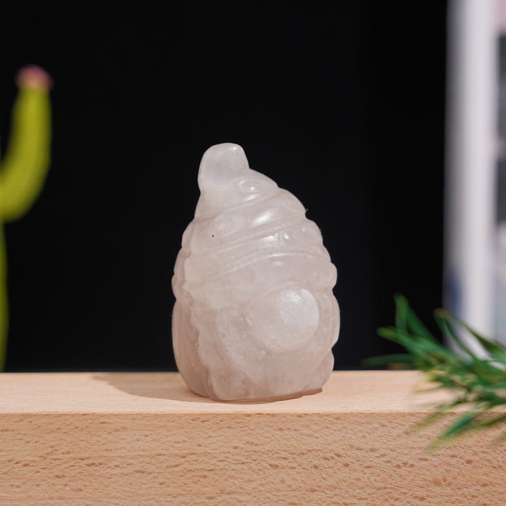 Natural Crystal Gnome Carving
