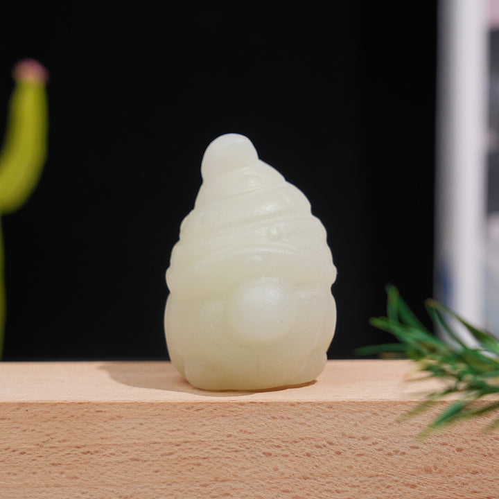 Natural Crystal Gnome Carving