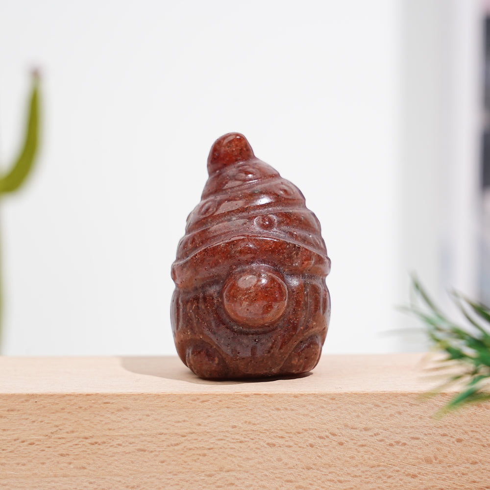 Natural Crystal Gnome Carving