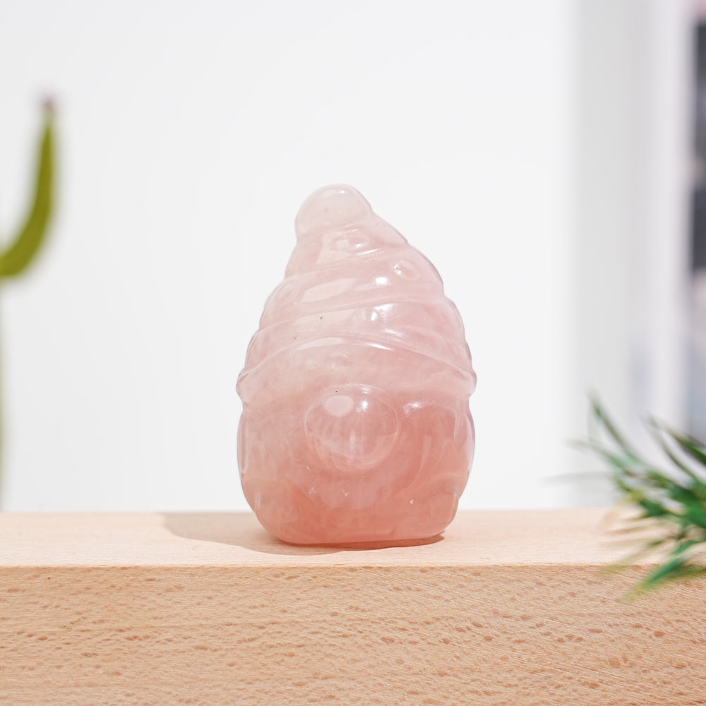 Natural Crystal Gnome Carving
