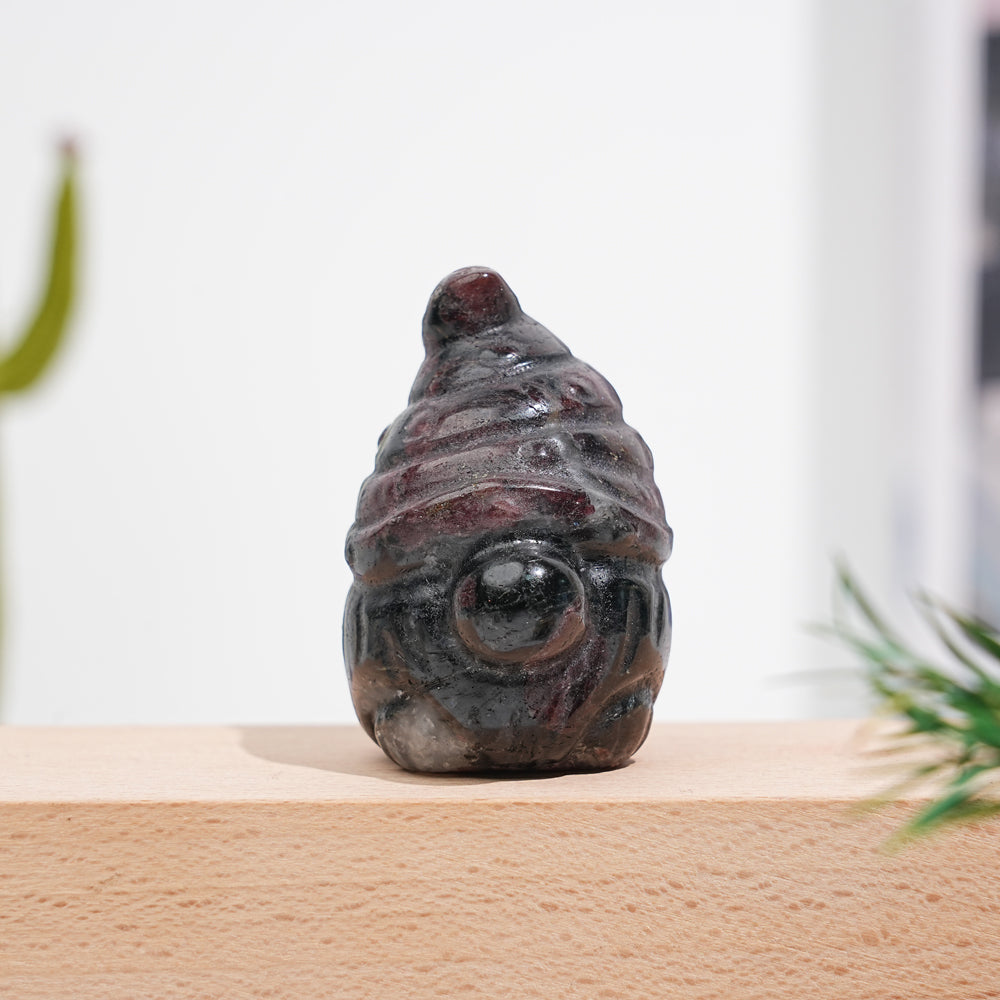Natural Crystal Gnome Carving