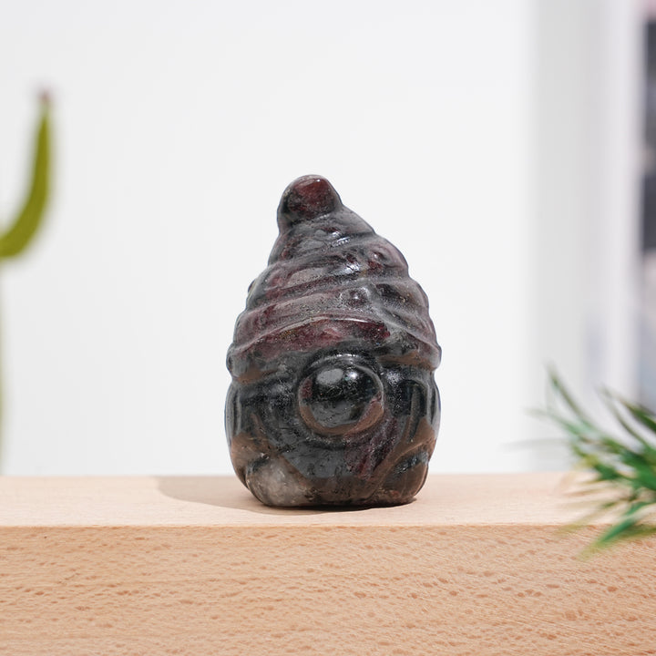 Natural Crystal Gnome Carving