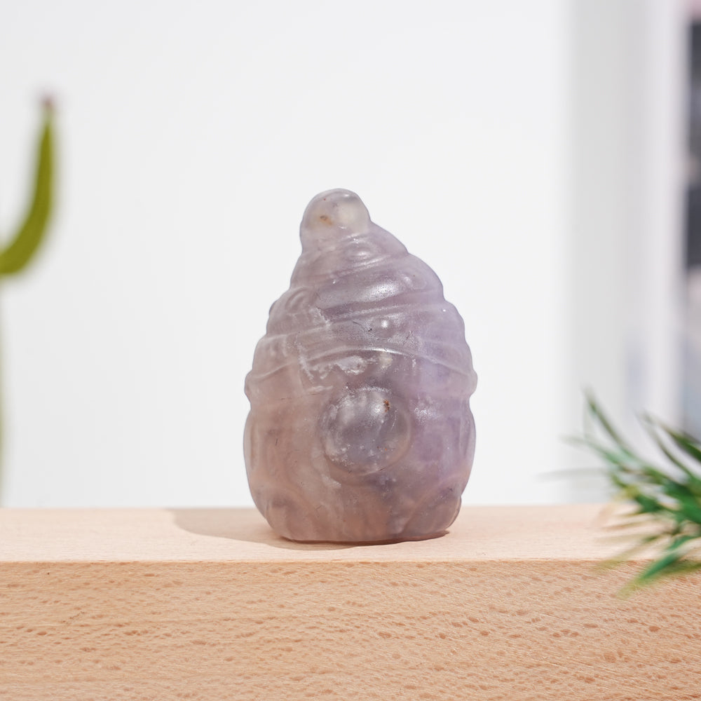Natural Crystal Gnome Carving