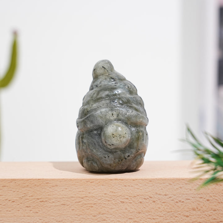 Natural Crystal Gnome Carving