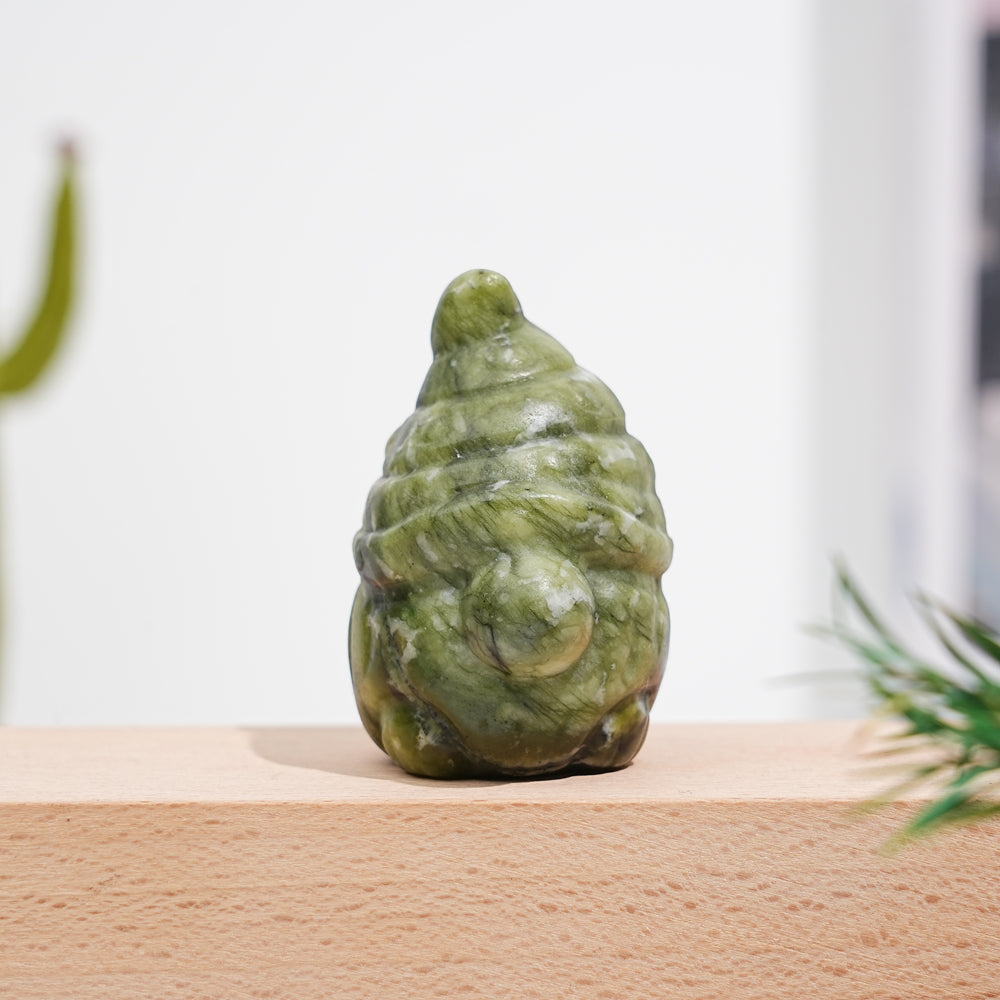 Natural Crystal Gnome Carving