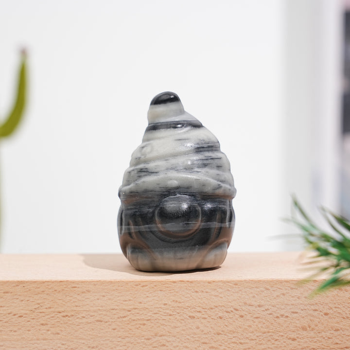 Natural Crystal Gnome Carving