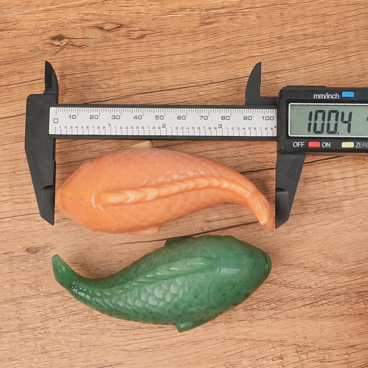 Natural Crystal Carving Chubby Fish