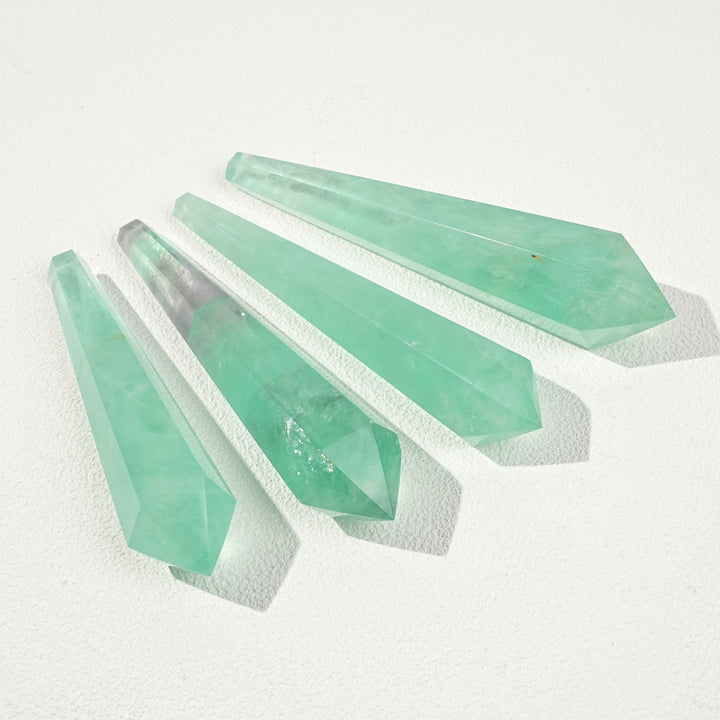 Natural Crystal Green Fluorite Wand
