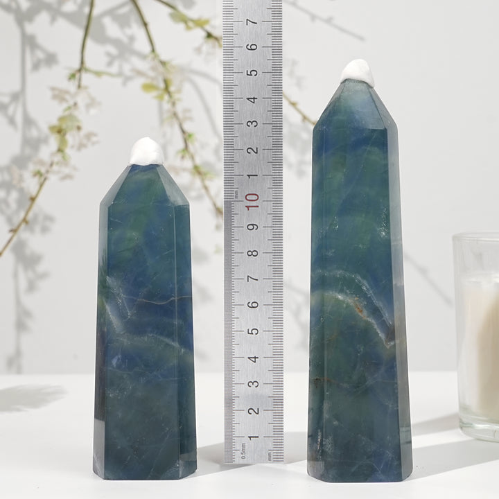 Natural Blue Fluorite Point