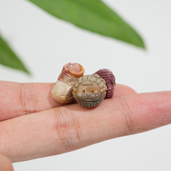 Natural Crystal Alashan Agate Mini Theme Carving