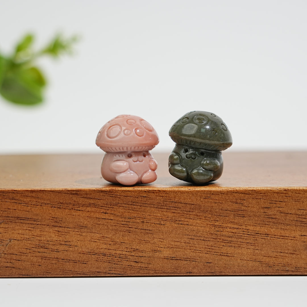 Natural Crystal Alashan Agate Mini Theme Carving
