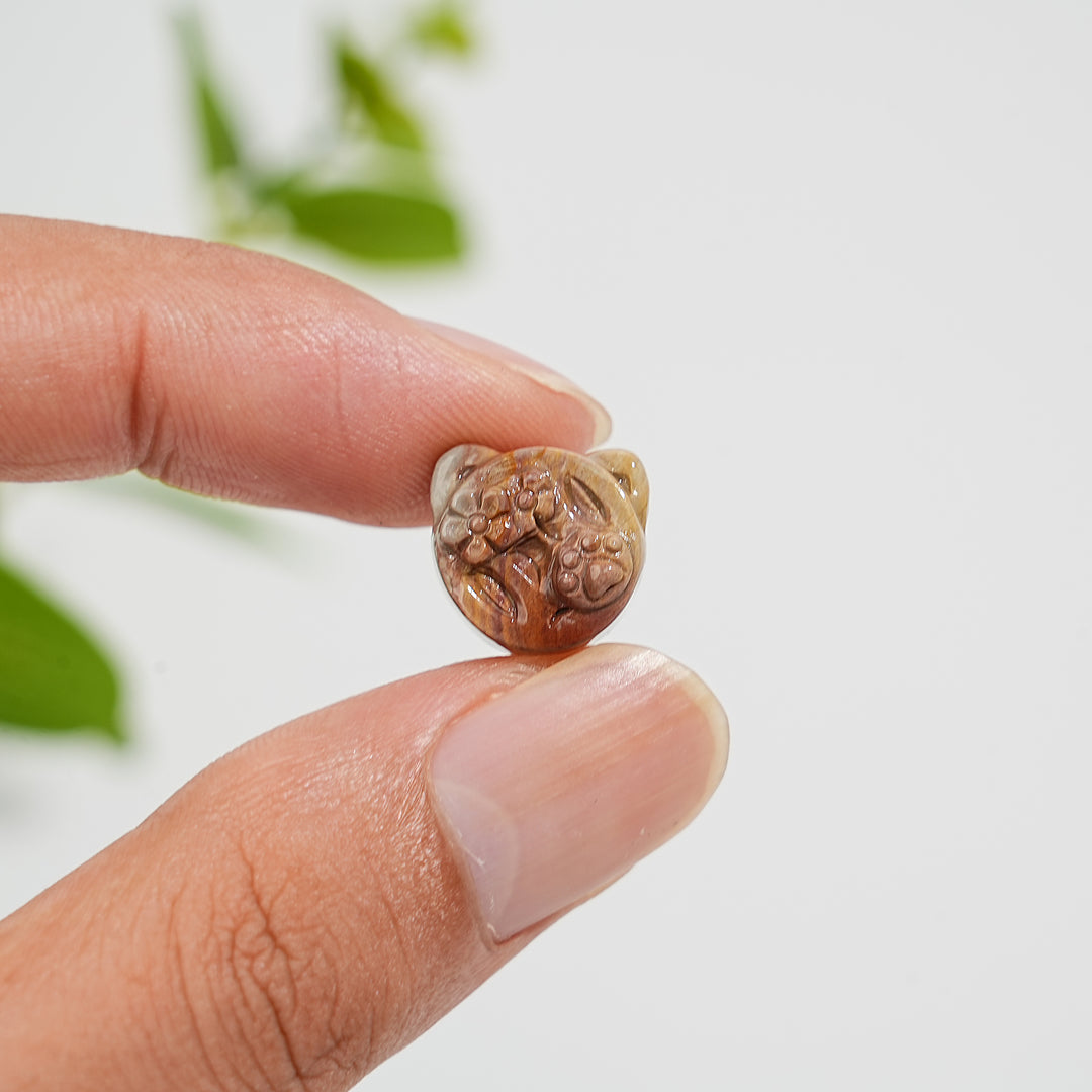 Natural Crystal Carving Mini Alashan Agate Multiple Styles