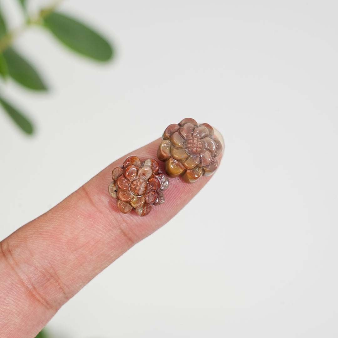 Natural Crystal Carving Mini Alashan Agate Multiple Styles