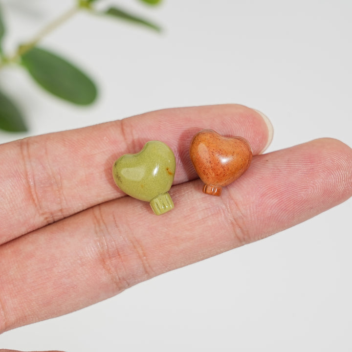 Natural Crystal Carving Mini Alashan Agate Multiple Styles