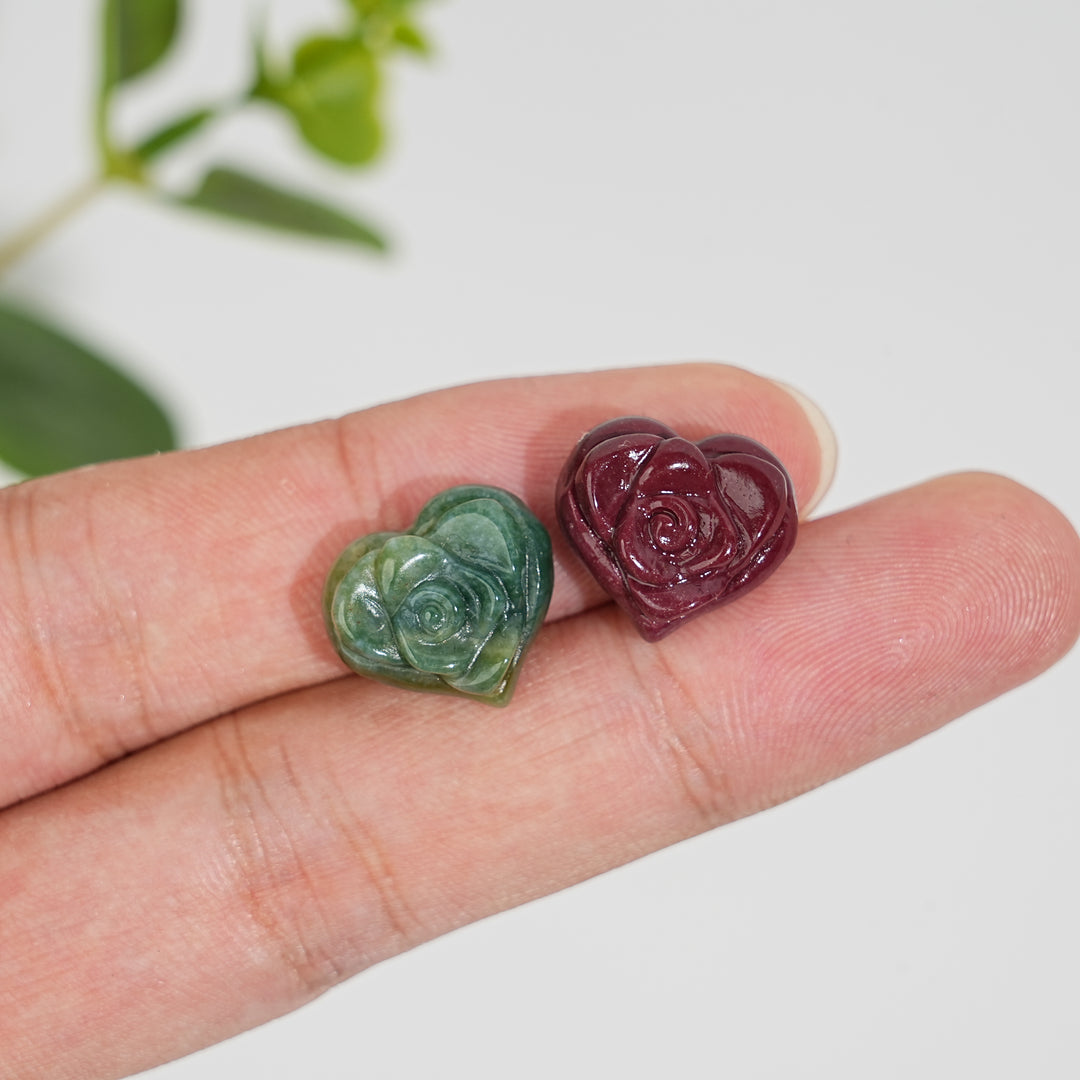 Natural Crystal Carving Mini Alashan Agate Multiple Styles