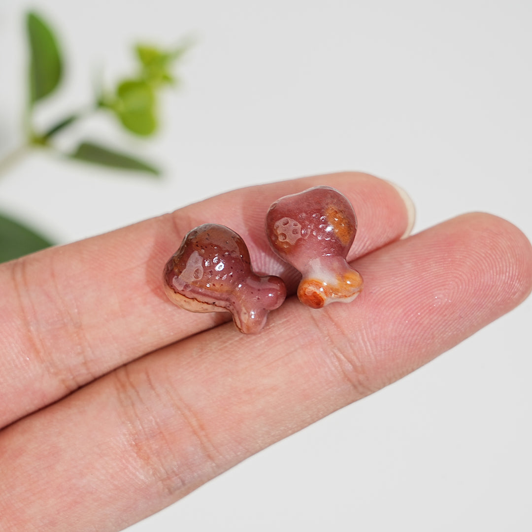 Natural Crystal Carving Mini Alashan Agate Multiple Styles