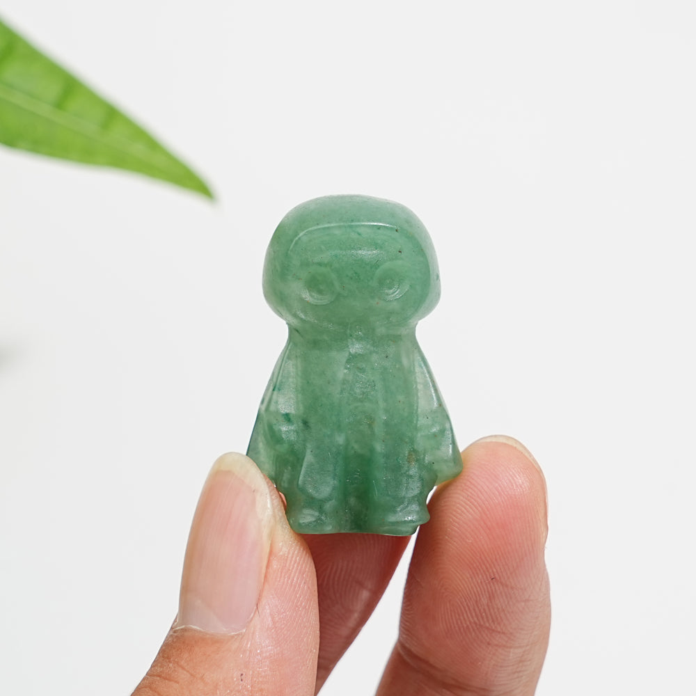 Natural Crystal Cloaked Spirit Mini Carving