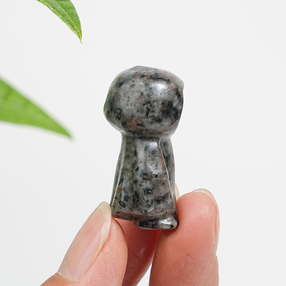 Natural Crystal Cloaked Spirit Mini Carving