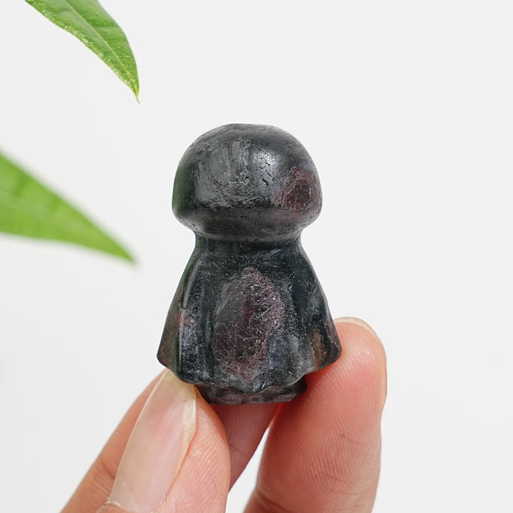Natural Crystal Cloaked Spirit Mini Carving