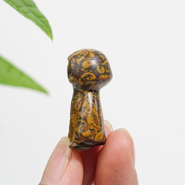 Natural Crystal Cloaked Spirit Mini Carving