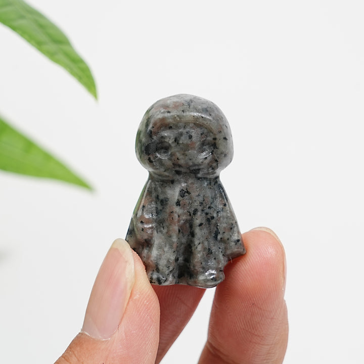 Natural Crystal Cloaked Spirit Mini Carving