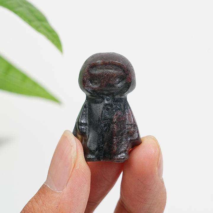 Natural Crystal Cloaked Spirit Mini Carving