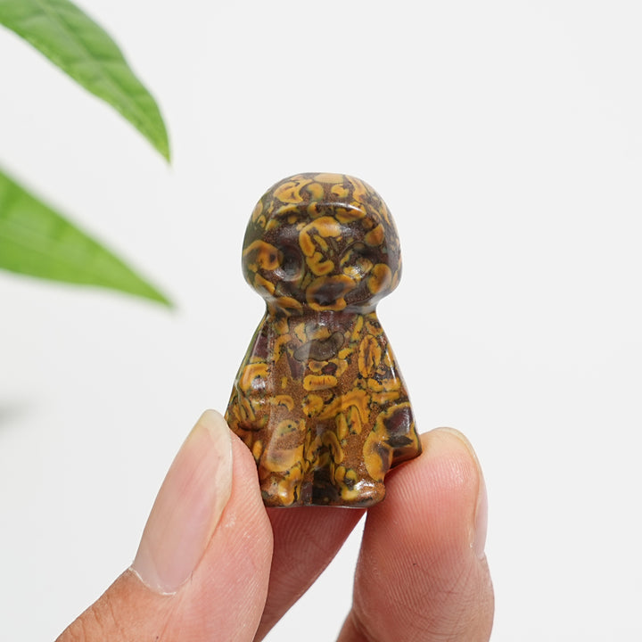 Natural Crystal Cloaked Spirit Mini Carving