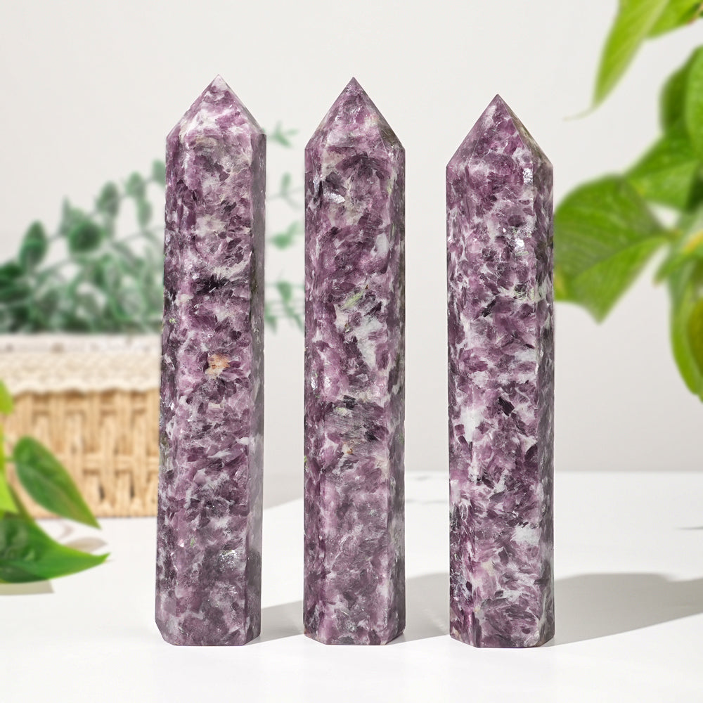 Natural Ctystal Lepidolite Point