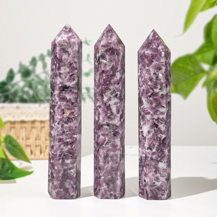 Natural Ctystal Lepidolite Point