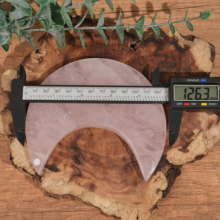 Imperfect,Natural Rose Quartz Moon