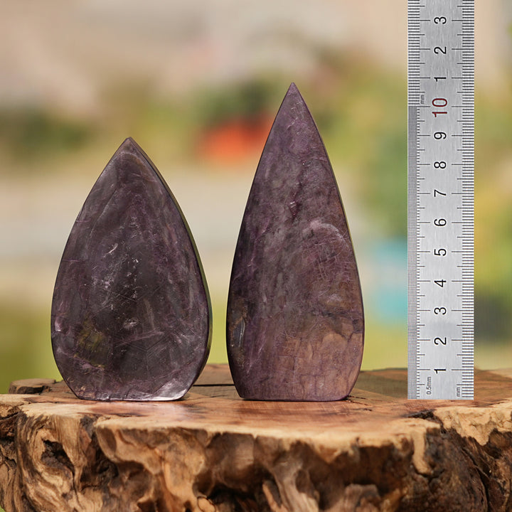 Natural Lepidolite Teardrop
