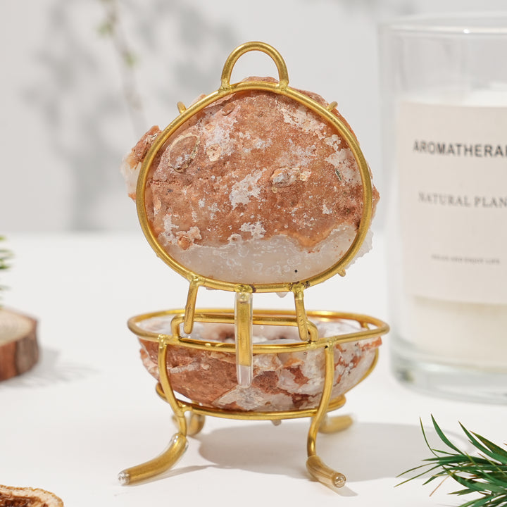 Unique, Natural Agate Geode Treasure Basin